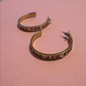 Roman Numeral Gold and Silver Bracelets